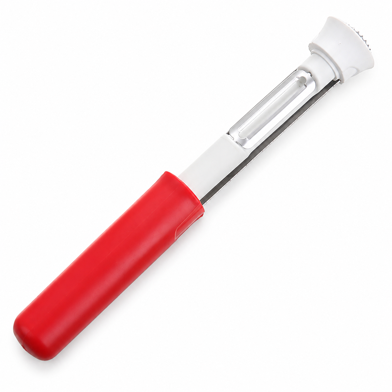 ๐ 2-in-1 Stainless Steel Apple & Pear Corer Peeler Kitchen Tool ๐