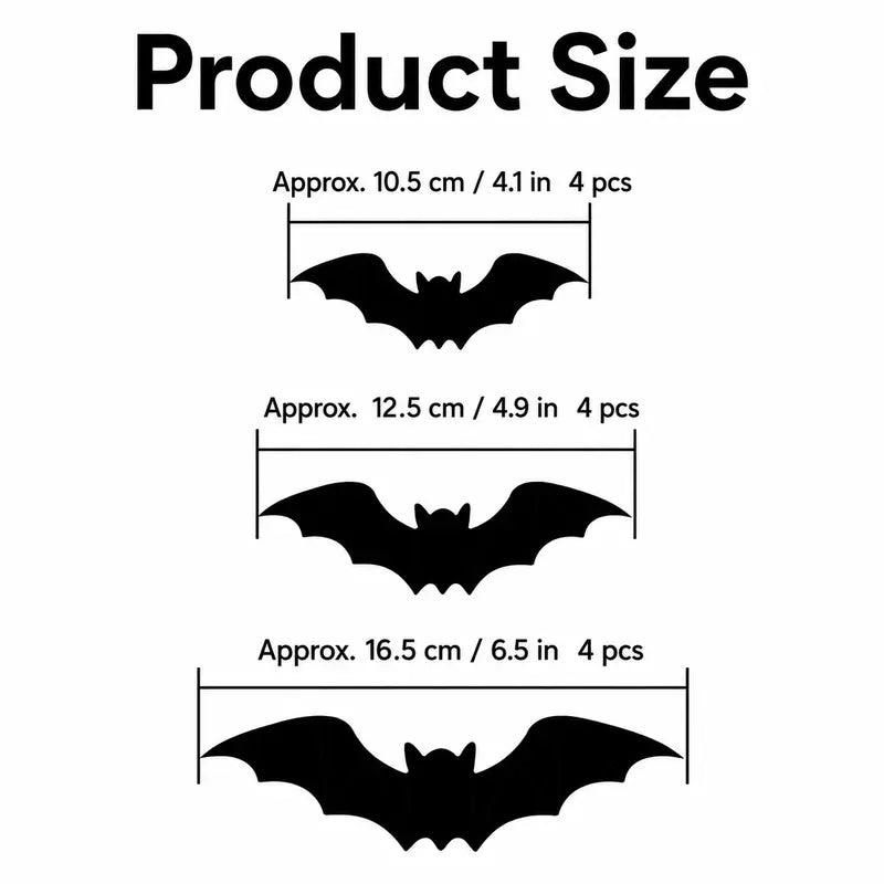 🦇 3D LED Bat Wall Decorations – Create a Spooky Halloween Glow in Seconds!