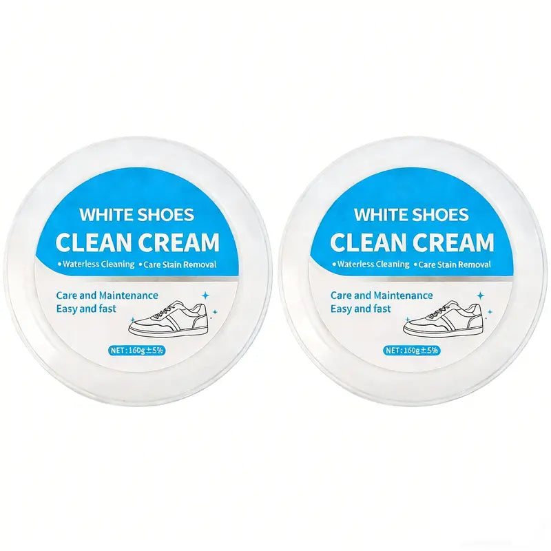 🔥 Limited-Time 49% OFF👟White Shoe Cleaning Cream | Waterless Stain Remover with Sponge