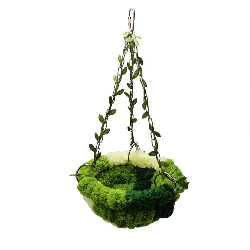 🌲Cozy Jungle Hammock Nest for Birds