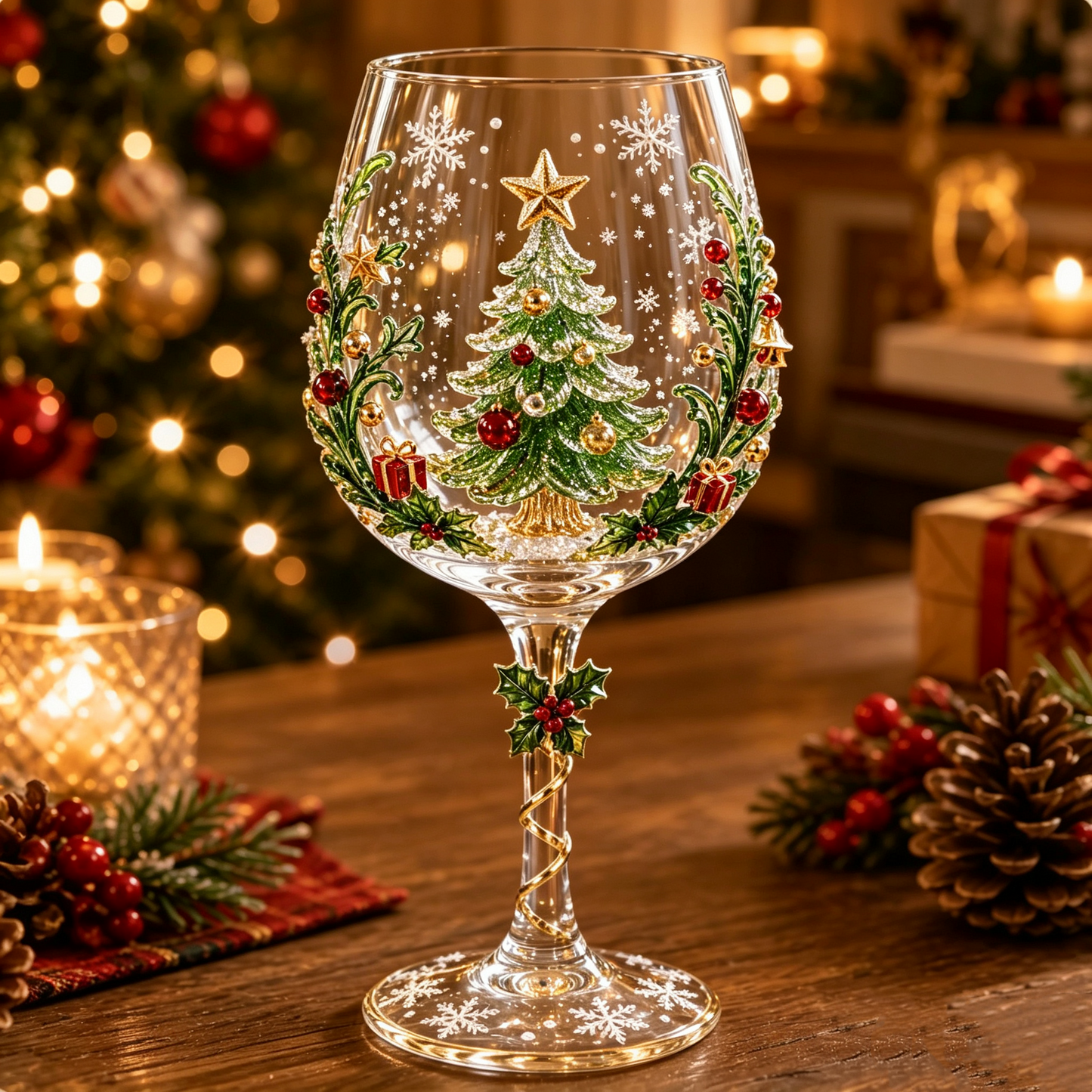 🔥🎁Christmas 3D Wine Glass Collection Gift Box Set✨ - Buy 2 Free Shipping