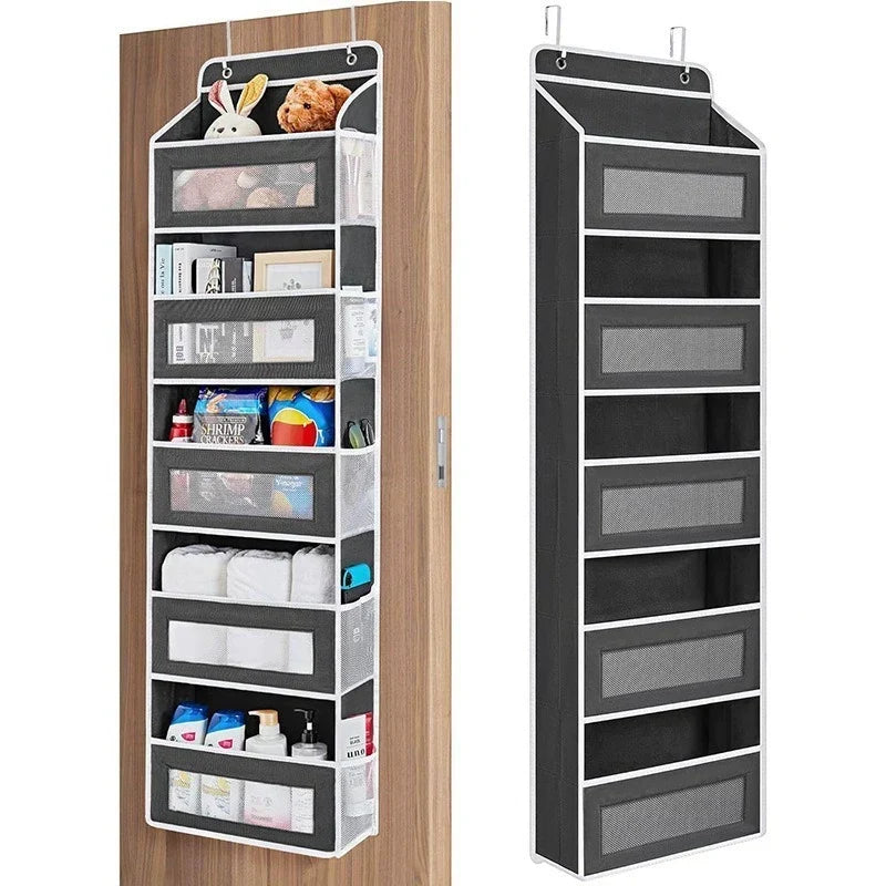 π₯ 50% OFF 5-Tier Over-the-Door Organizer β Extra Side Mesh Pockets for More Storage πͺ