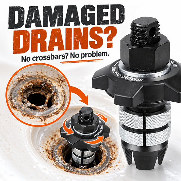⭐️2-In-1 Tub Drain Remover & Installation Tool