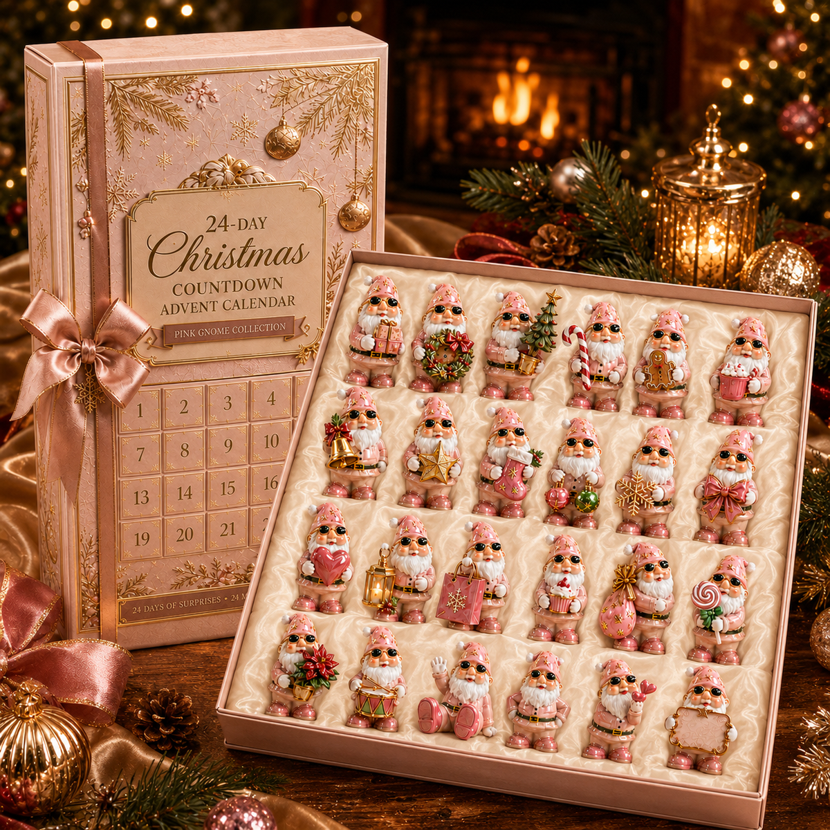 π₯24-Day Christmas Countdown Advent Calendar β Pink Dwarf Series