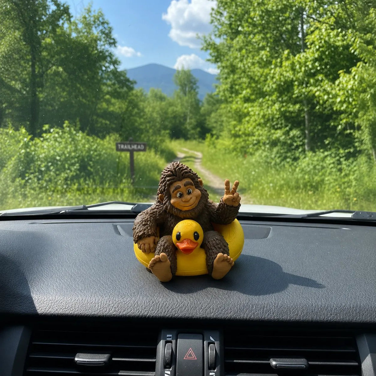🌲Last Day 49% OFF - Sasquatch & Duck Adventure Figurine