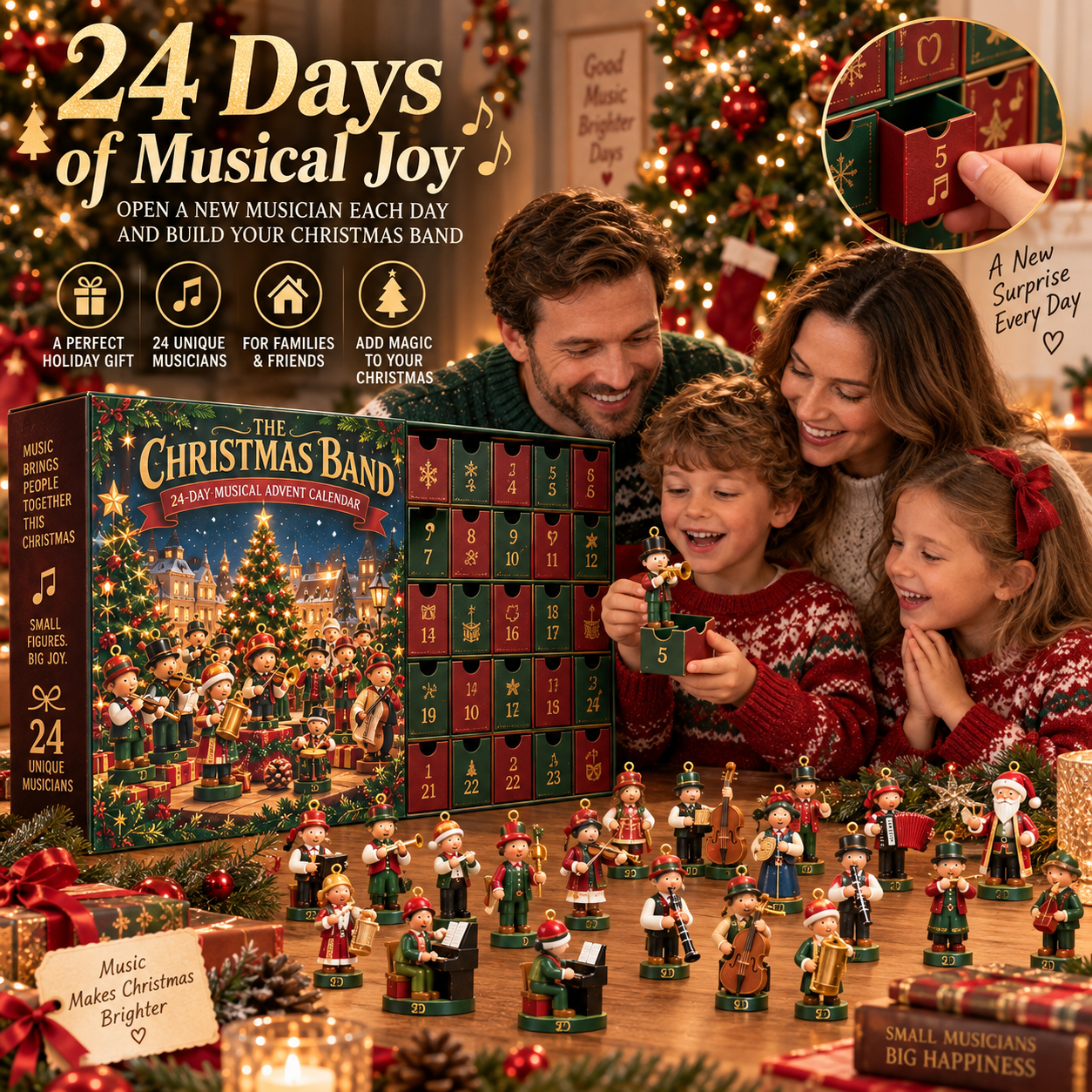 24 Days. 24 Musicians. One Magical Christmas Band. ππΆ