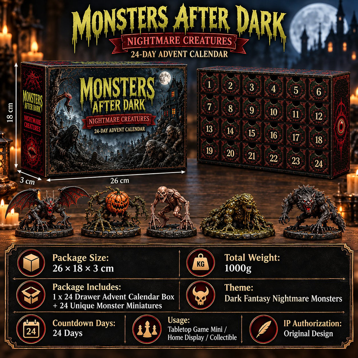 👹Monsters After Dark Advent Calendar