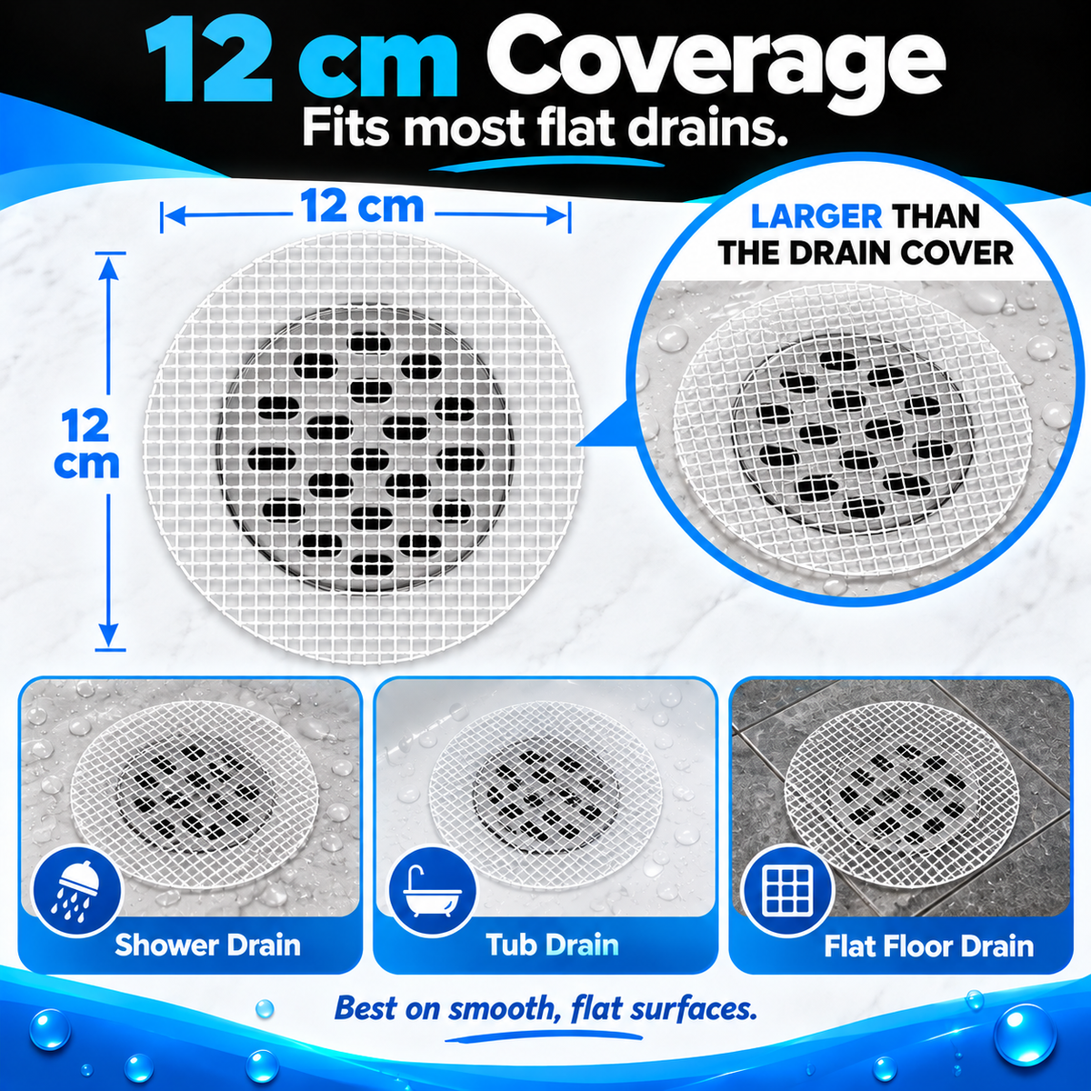 Disposable Drain Hair Catcher β Stop Hair Before It Clogs Your Drain πΏπ