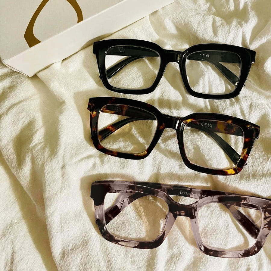 🔥✨👓3 Pack Tortoiseshell Reading Glasses – Blue Light Blocking Oversized Square Readers