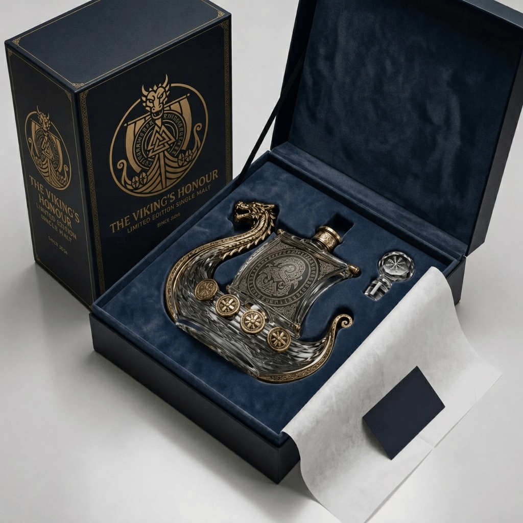 π‘οΈβοΈThe Viking's Honour - Limited Edition Crystal Whiskey Decanter