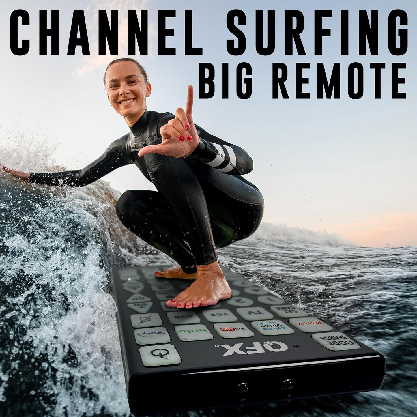 📺Jumbo Universal Remote Control | Large Easy-Read Buttons