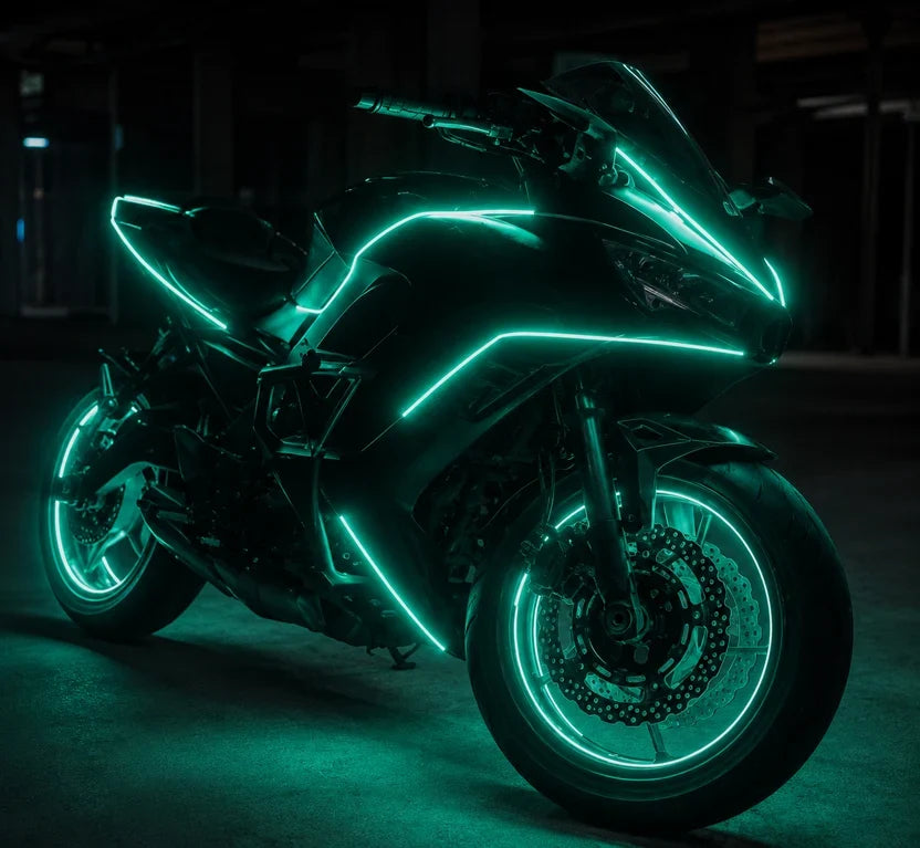 ποΈ Motorcycle RGBIC Glow Kit β 5000+ Colors, Music Sync & App Control