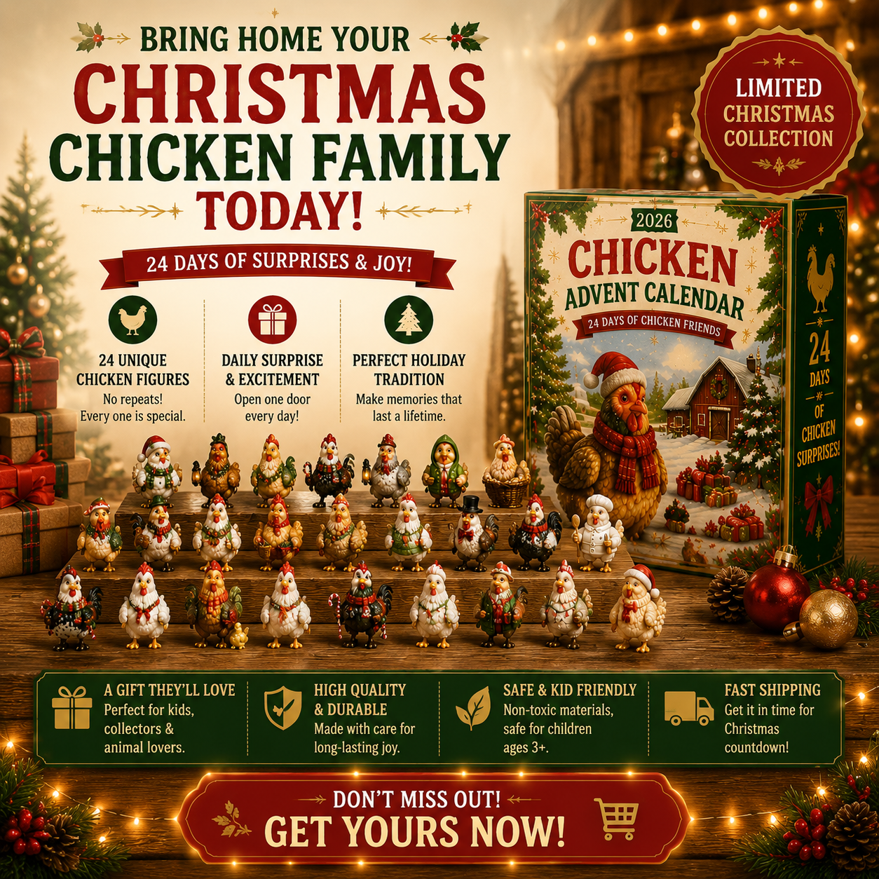 ๐ 24 Days of Christmas Chicken Magic Starts Here ๐
