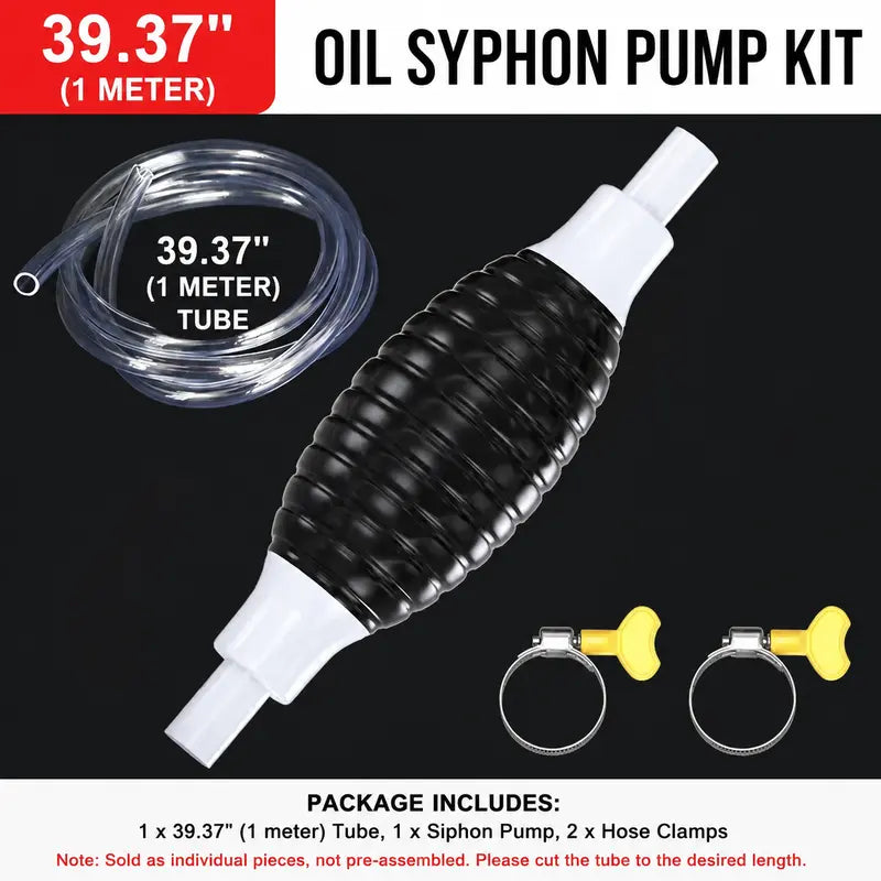 Manual Siphon Pump Kit with 1M Hose