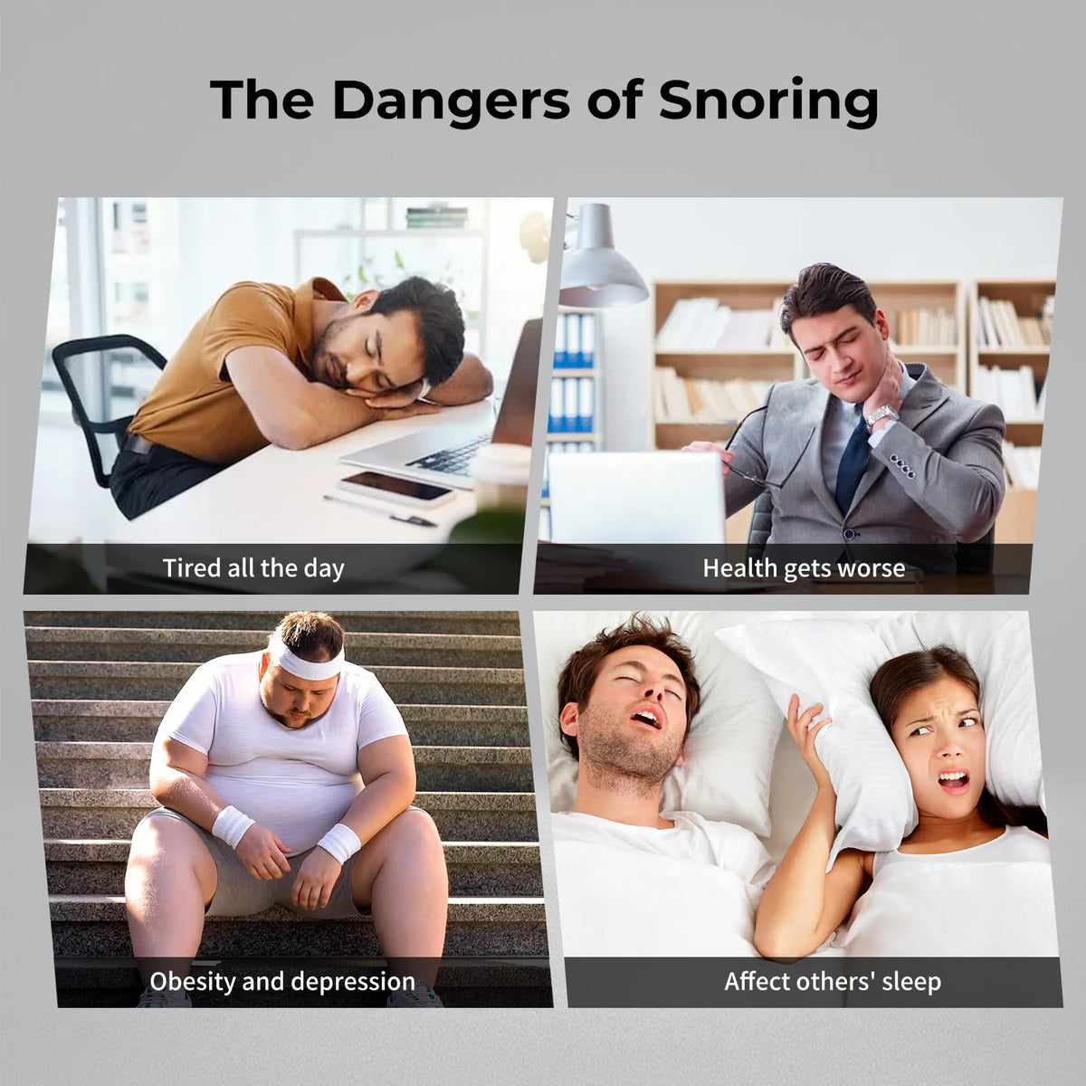 😴 Wearable Snoring Support Neck Device for Quieter Nighttime Sleep