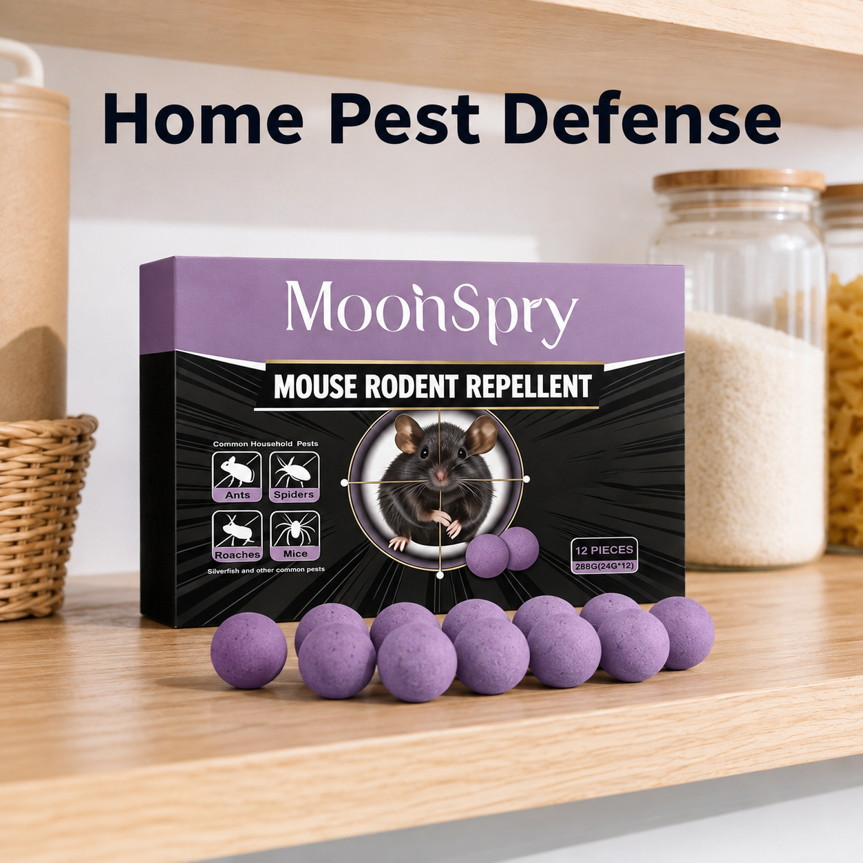 🐭 Natural Peppermint Oil Rodent Repellent Pucks for Garage, Car Engine, and Home Protection