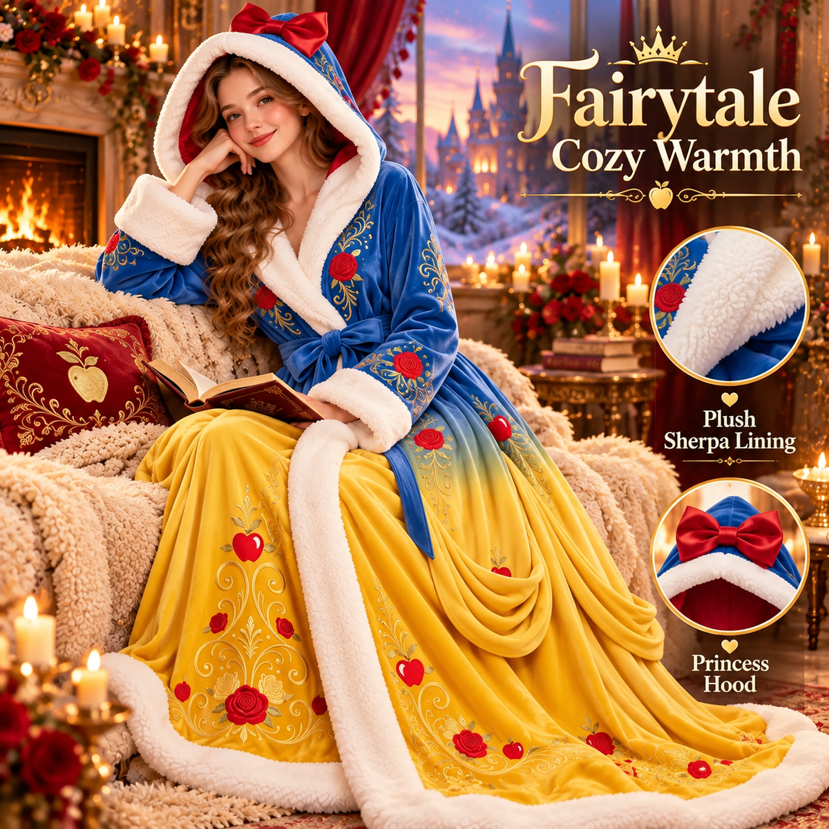 ๐ Princess Heated Robe โจ Wrap Yourself in Royal Warmth