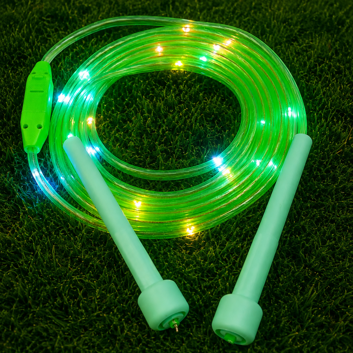 🌟Vibrant Glowing Skipping Rope – Make Night Workouts & Playtime Fun! 💫