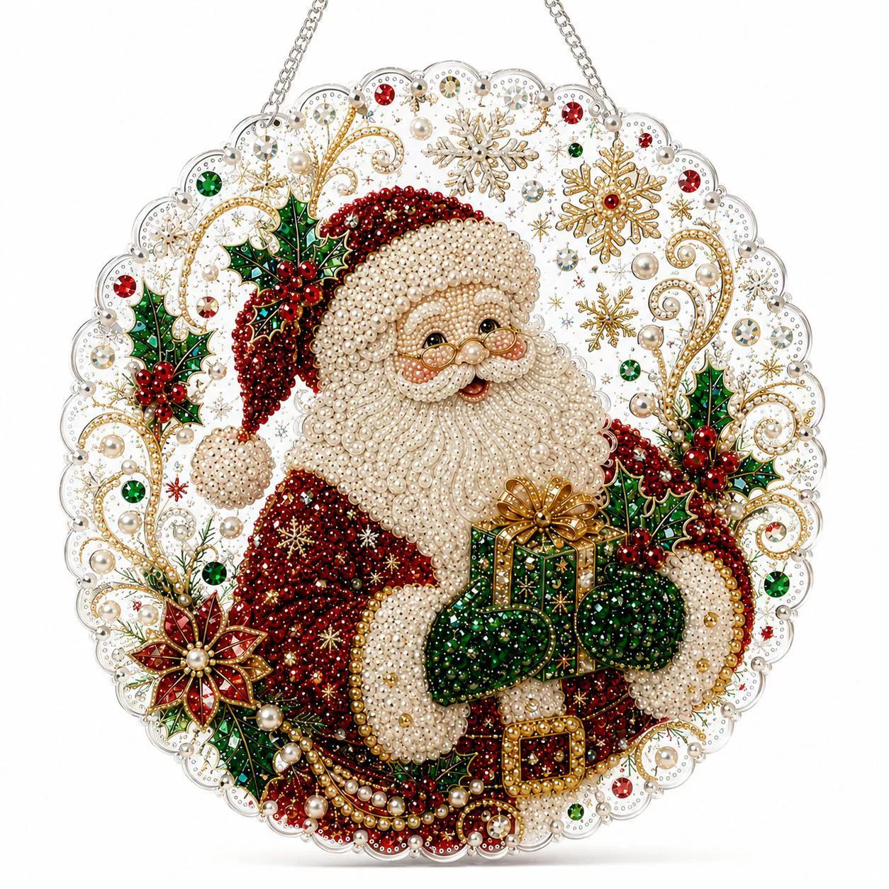 🔥Last Day 49% OFF-🎄Christmas Diamond Art Hanging Ornament Kit