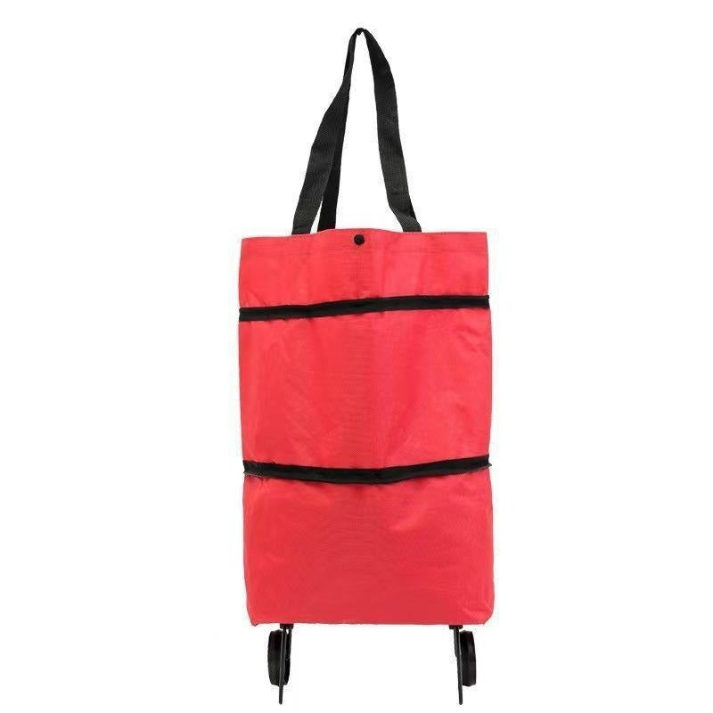Foldable Shopping Trolley Bag with Wheels