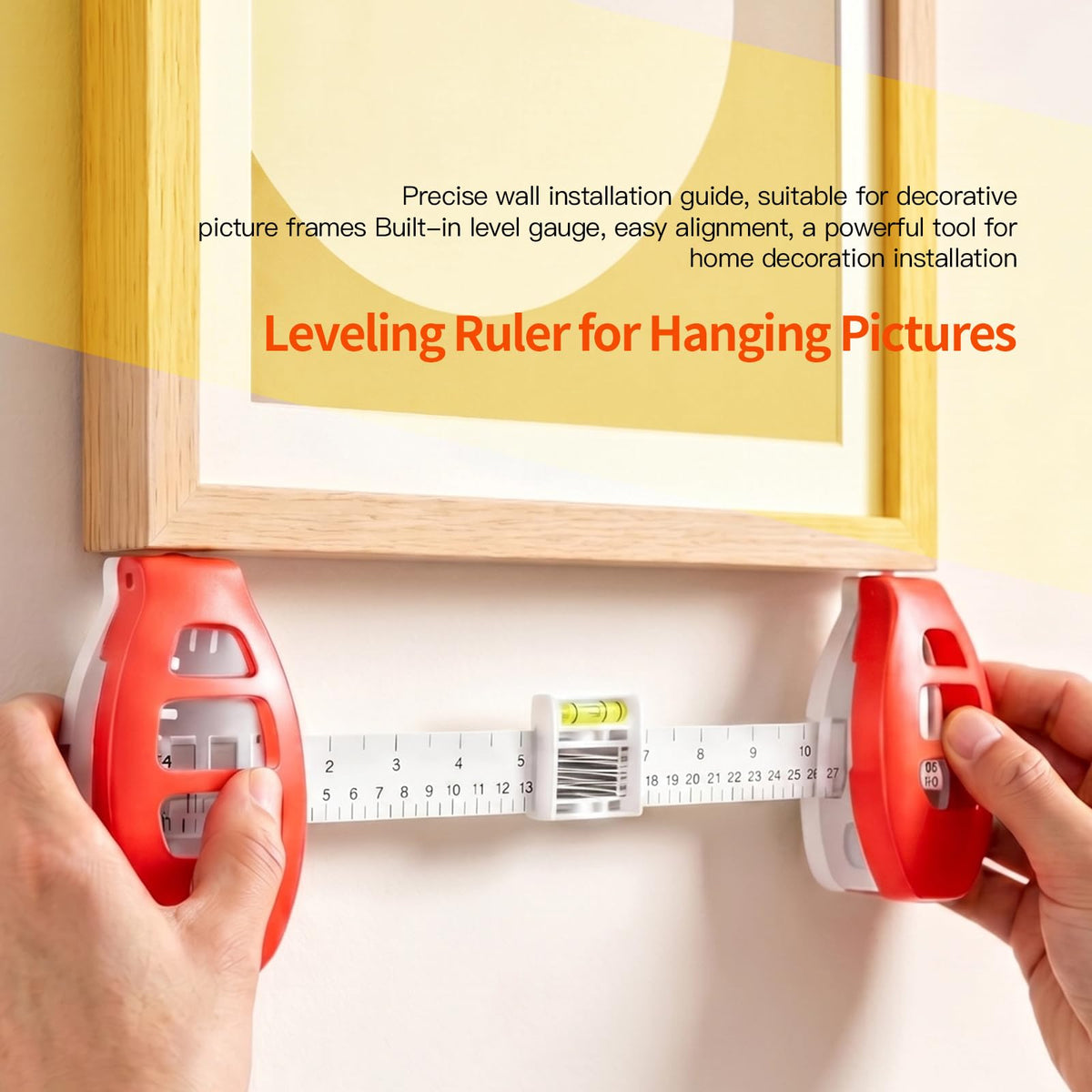 Level Ruler Picture Hanging Tool โ Straight Alignment Frames