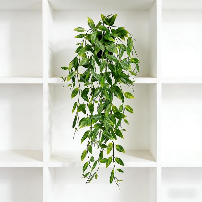 πΏ3 Pack Artificial Hanging Potted Plants | Fake Hanging Greenery for Home, Office, Shelf, Wall, Balcony, Patio Decor