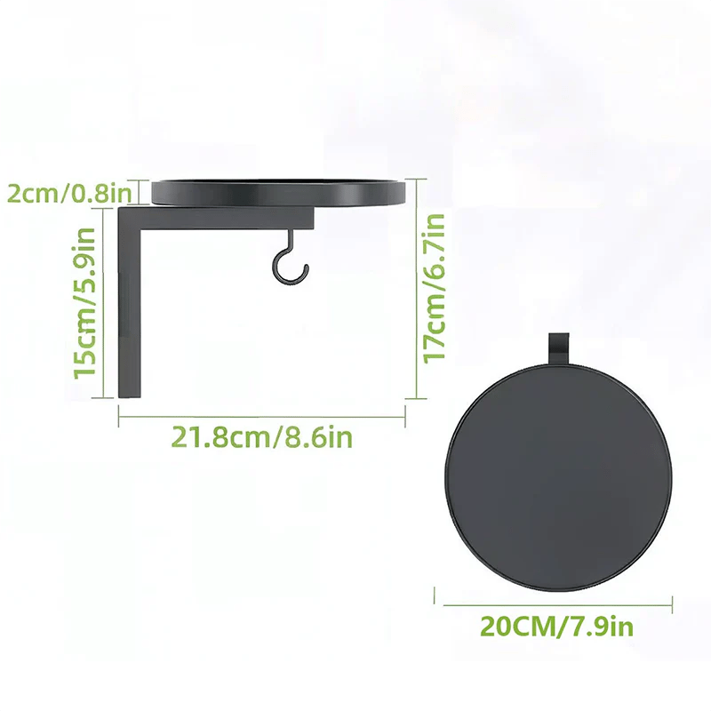 Wall-Mounted Metal Bird Bath β Antique Bronze Finish π¦ππ§±π‘