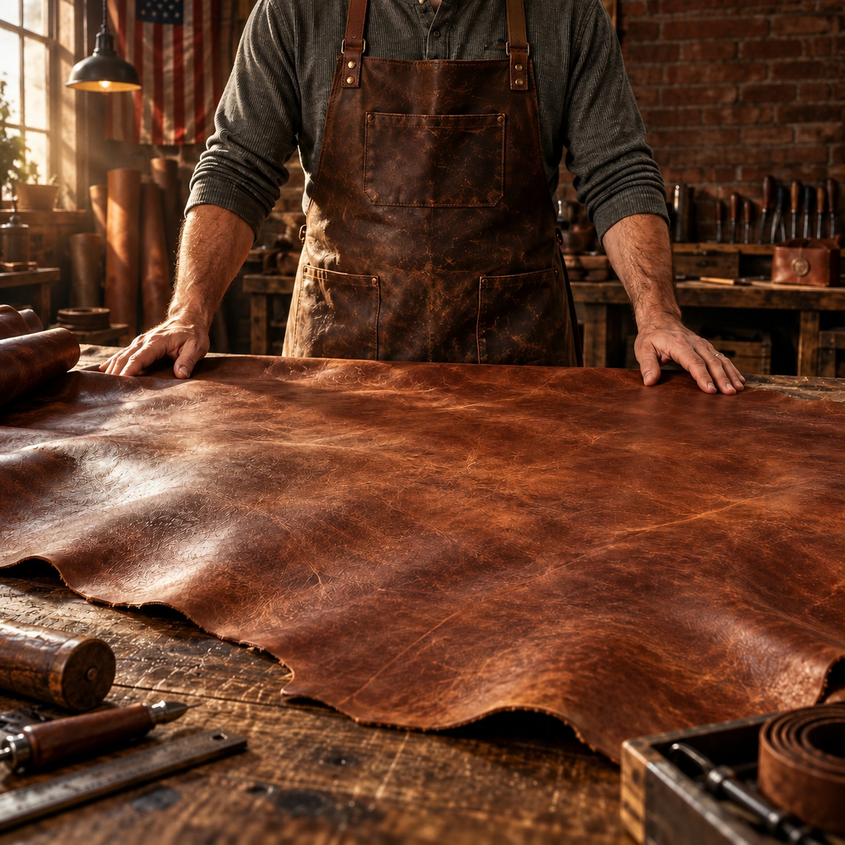 π₯ Handmade Full-Grain Buffalo Leather Belt β Built to Last