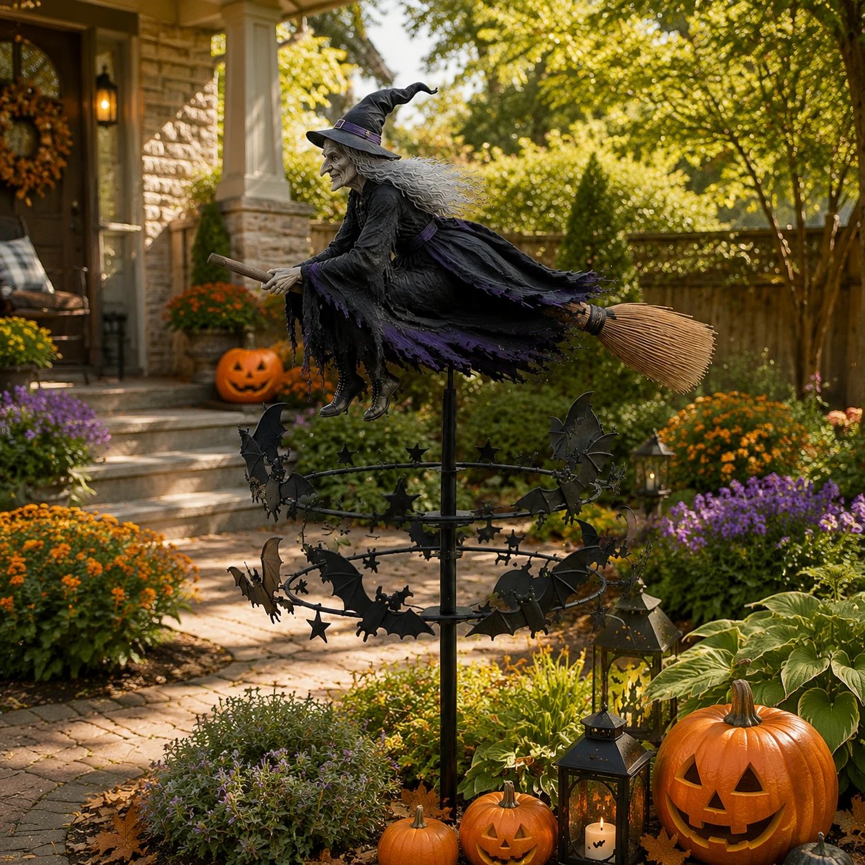🔥Last Day 60% OFF 🧙♀️ The Enchanted Witch Garden Wind Spinner