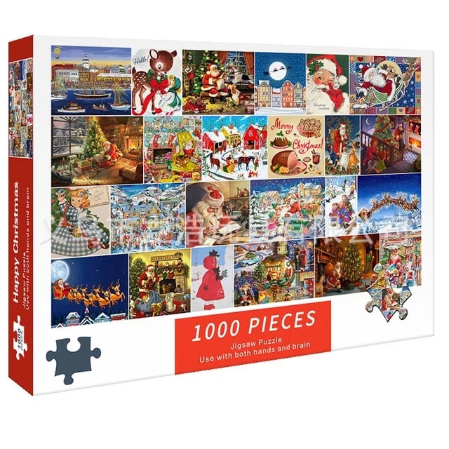 Christmas Advent Calendar Jigsaw Puzzle 1000pcs