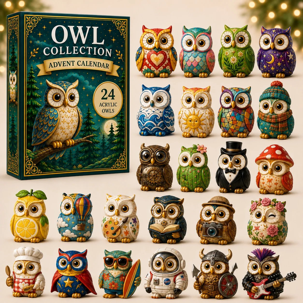 CHRISTMAS KICKOFF 40% OFF - Celestial Owls Advent Calendar 2026