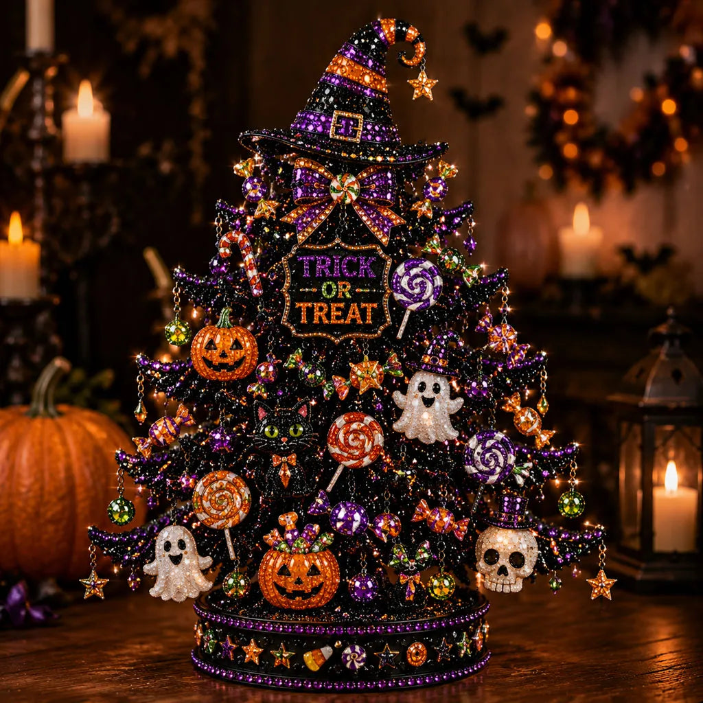 Halloween Tree Diamond Painting DIY Kit