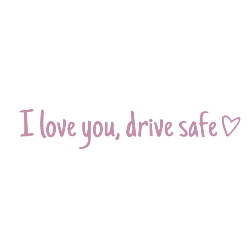 💓 I love you, drve safe Sticker(3pcs)