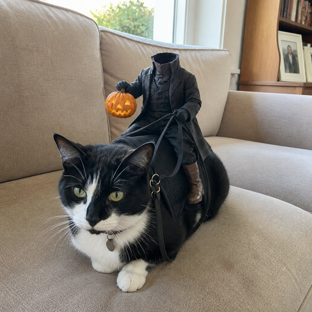 Your Pet Is About to Steal Halloween ๐๐พ โ Turn Your Cat or Dog Into a Tiny Midnight Rider