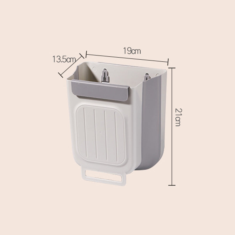 ๐๏ธ LIMITED-TIME 50% OFF! ๐ซ Collapsible Hanging Trash Can for Kitchen Cabinet Door โ Space-Saving Waste Bin (6L/11L)