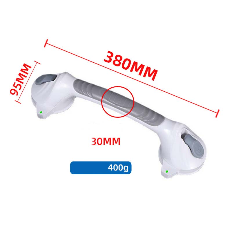 Suction Cup Grab Bar – Tool-Free No-Drill Install on Tile & Glass, Strong Vacuum Hold, Removable & Reusable – Extra Balance Support for Bathroom Safety 🔒