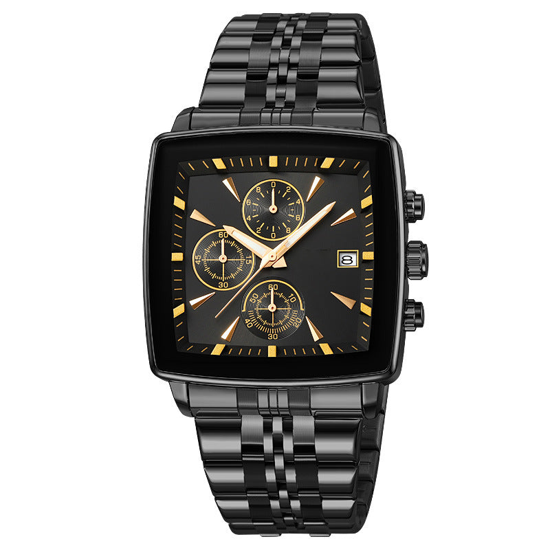 π2026 New Arrivals 50% OFFπ₯Men's Classic Square Dial Quartz Watch β Timeless & elegant β Durable band, perfect for daily or formal wear β reliable and stylish π€πΌβ¨