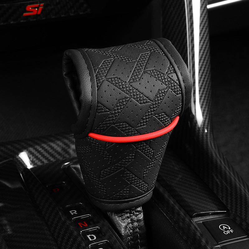 ⏰Breathable Universal Car Gear Shift Knob Cover