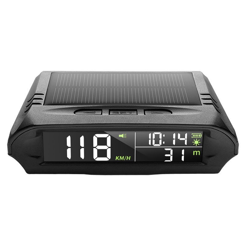 ⏰ 2026 Sale — Over 24,000 Sold!🚗 Solar GPS Head‑Up Display‑Auto Brightness Speed Warning HUD ☀️
