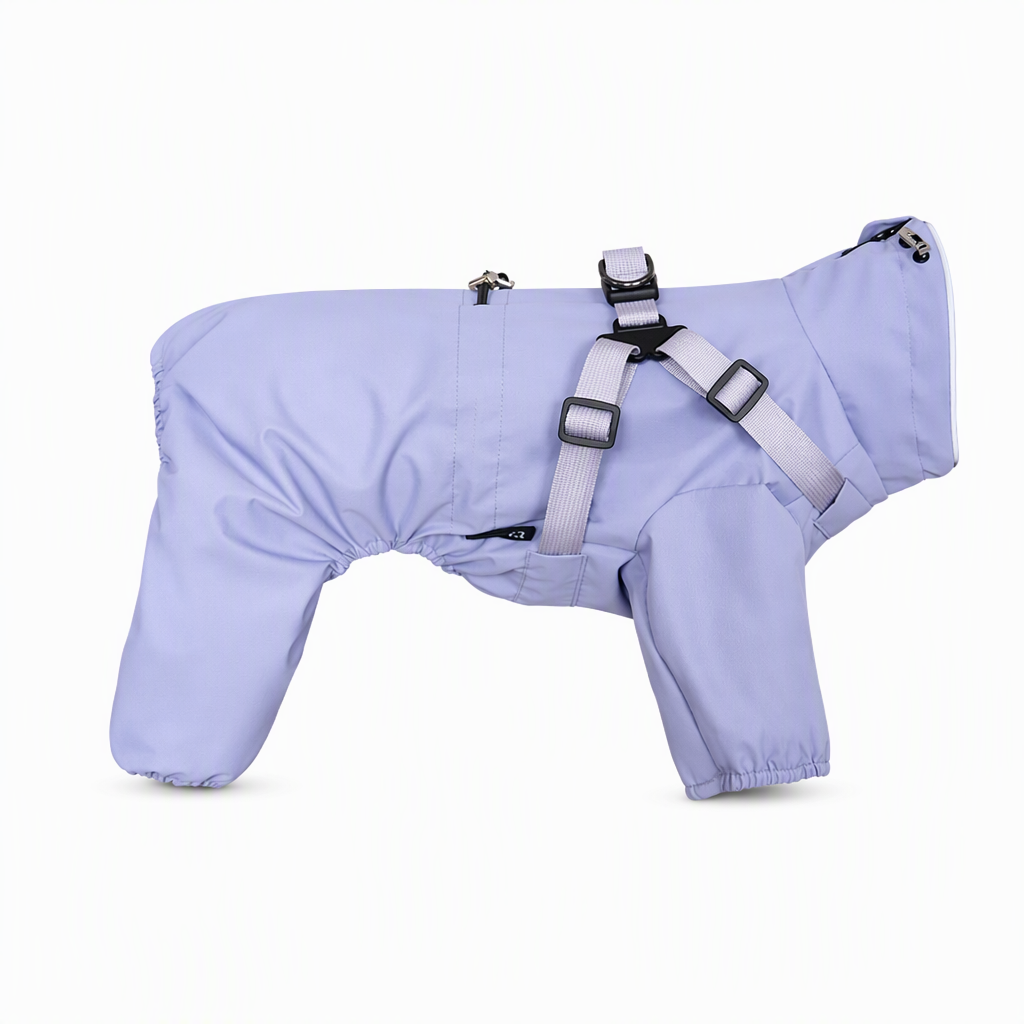⏳🔥LIMITED-TIME 50% OFF! ⏰Reflective Waterproof Dog Raincoat with Leash Hole🐶🌧️