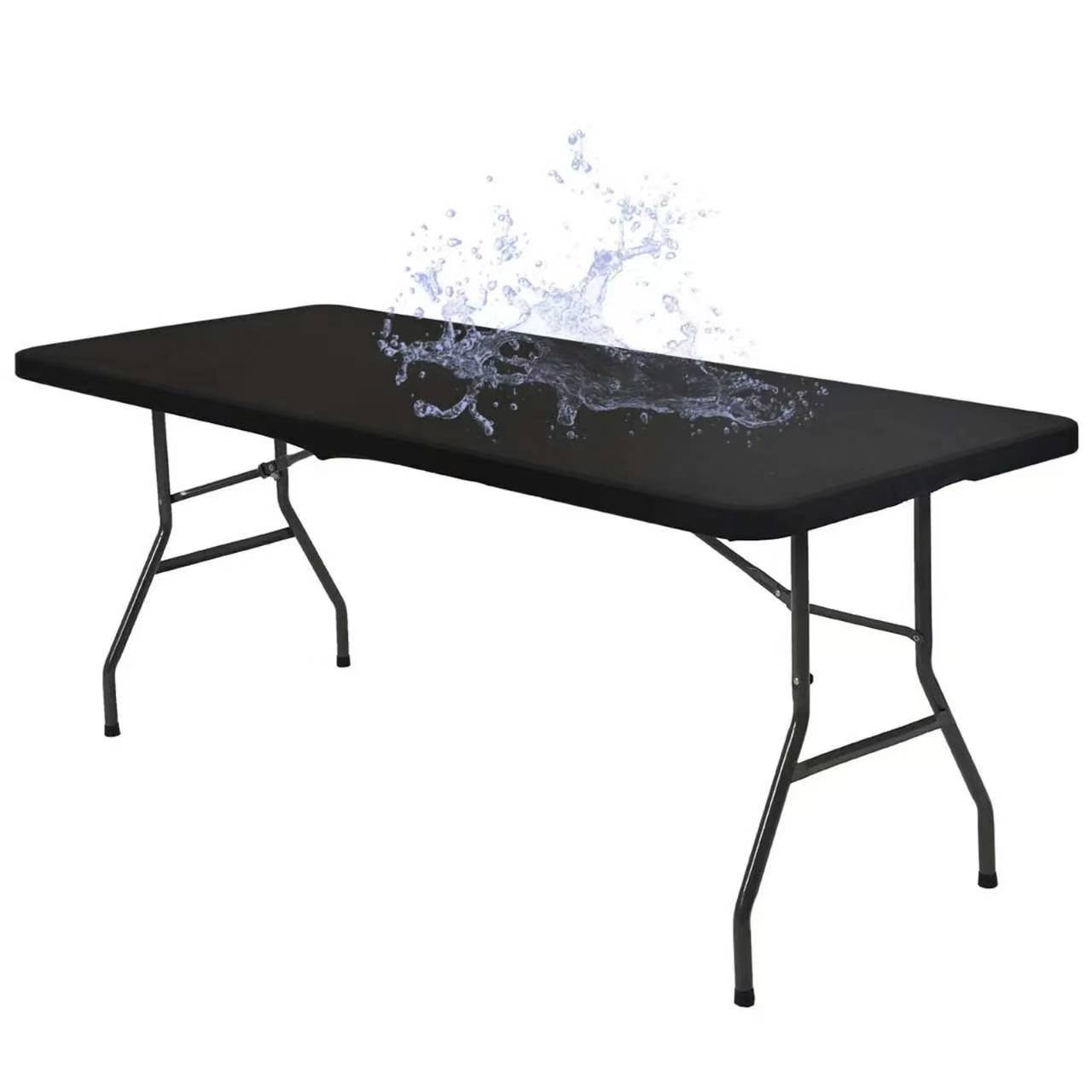 Pack Stretch Fabric Table Top Cap Cover, fits 4ft/6ft/8ft Tables