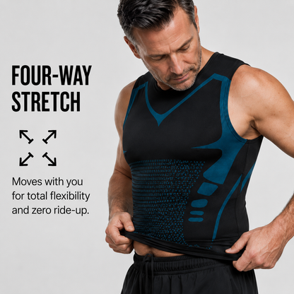 💪Men's Slimming Compression Vest | Posture Corrector Base Layer