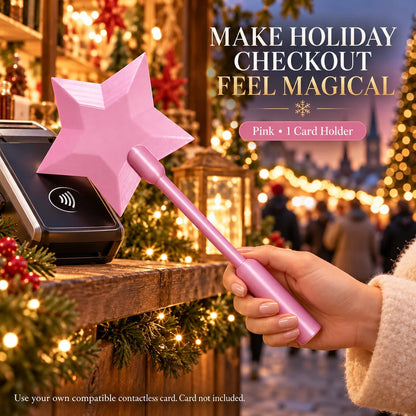 Star Wand Card Holder for Contactless Cards – A Little Holiday Magic