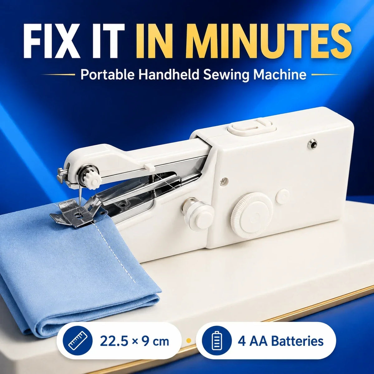 Portable Handheld Sewing Machine – Quick Fabric Repair Tool
