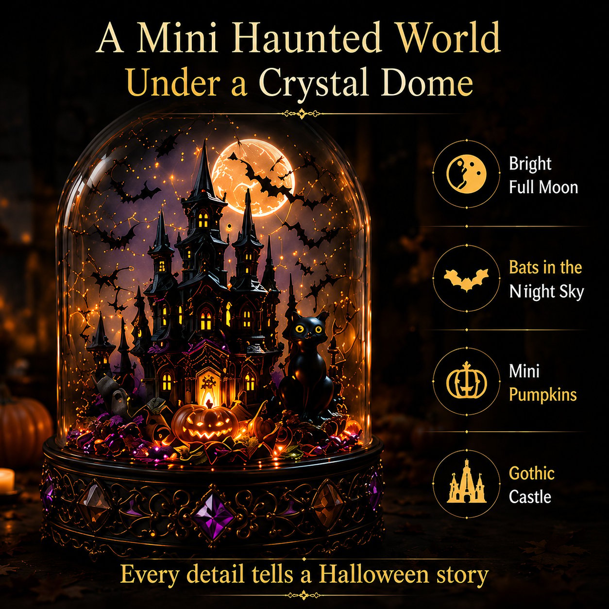 🎁Halloween Special Offer 50% OFF –🏰🎃Ghost Castle Night Lights