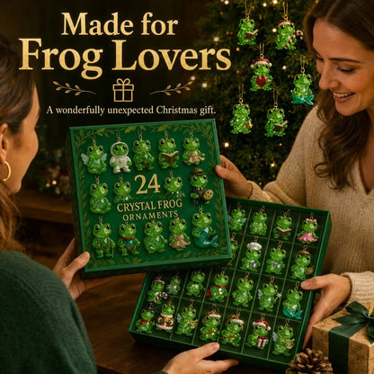 🐸 24-Day Frog Ornament Advent Calendar