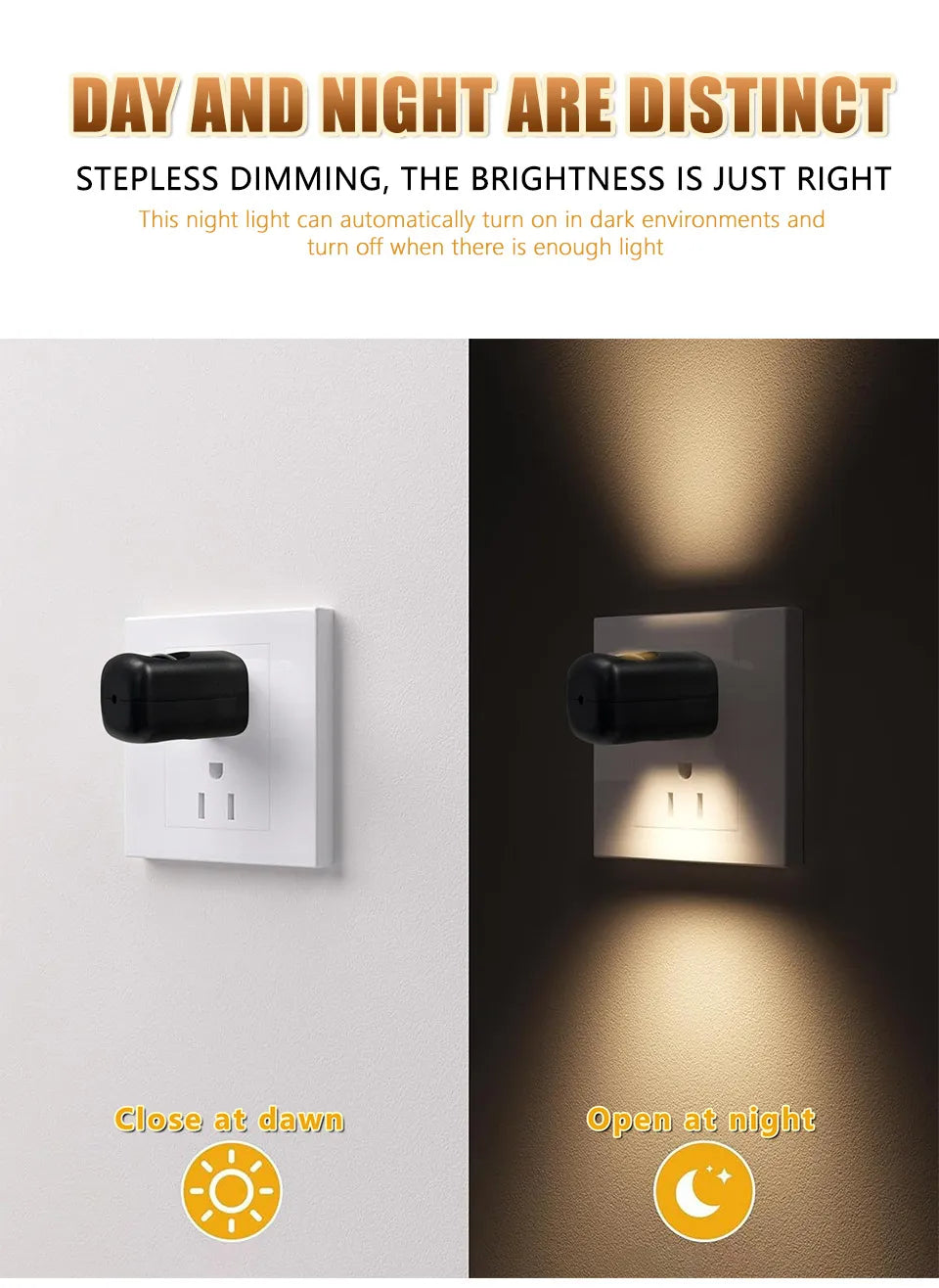 🔥LED Wall Socket Night Light