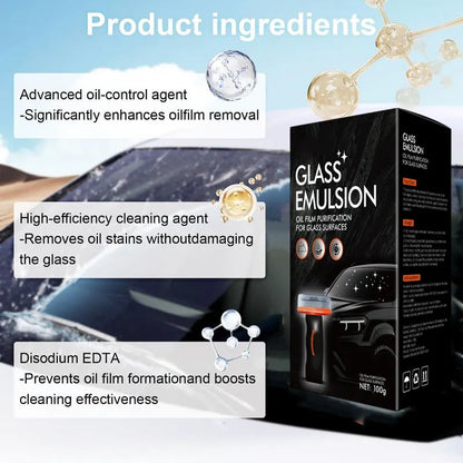 🔥Car Glass Oil-Film Remover