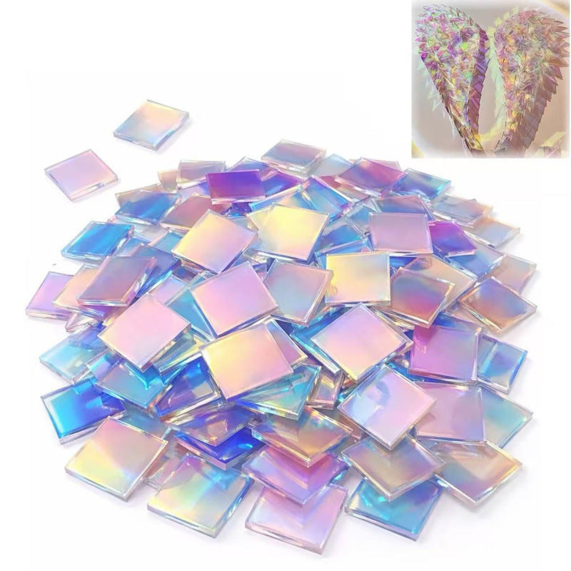 Holographic Acrylic Cubes – Dynamic Rainbow Light & Shadow