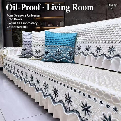 ✨ Waterproof Luxury Sofa Cover — Elegant Protection for Everyday Living